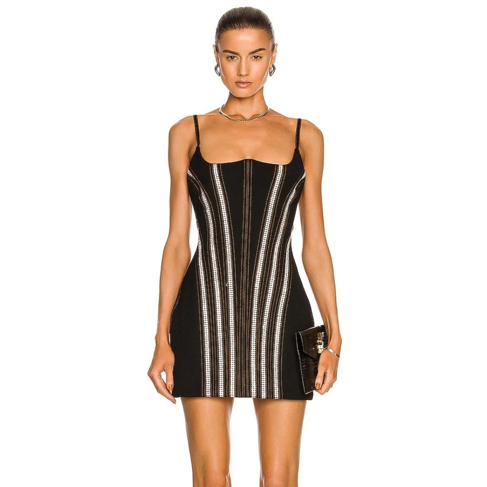 NWT AREA Corset Mini Dress Size 2